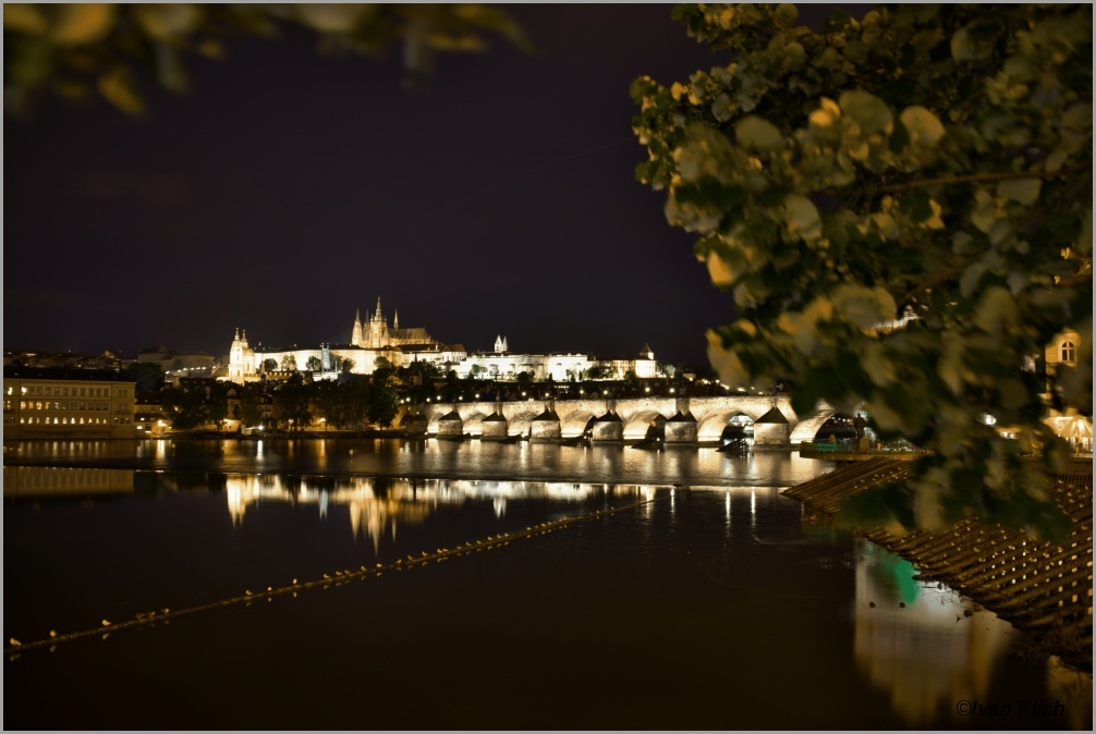 Pražský hrad z Novotného lávky
