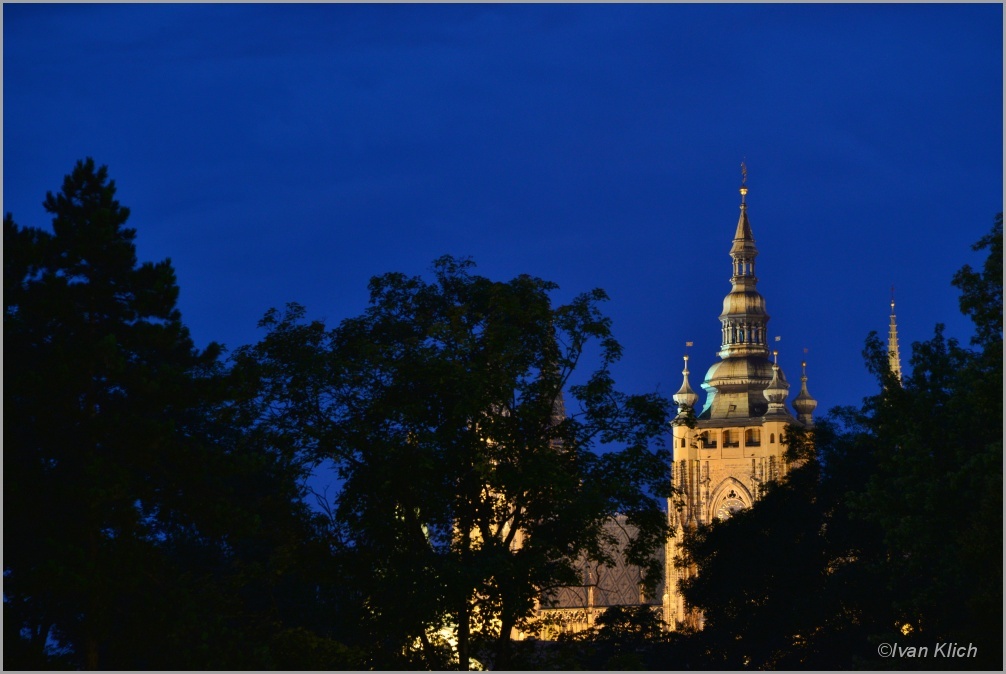 Hradčany ze Střeleckého ostrova